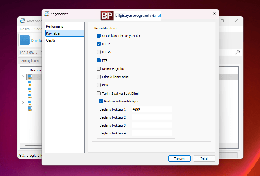 Advanced IP Scanner screenshot