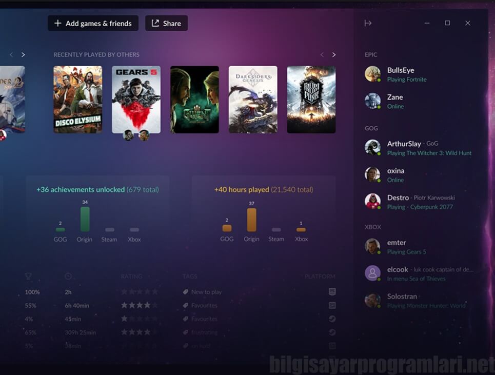 GOG Galaxy screenshot