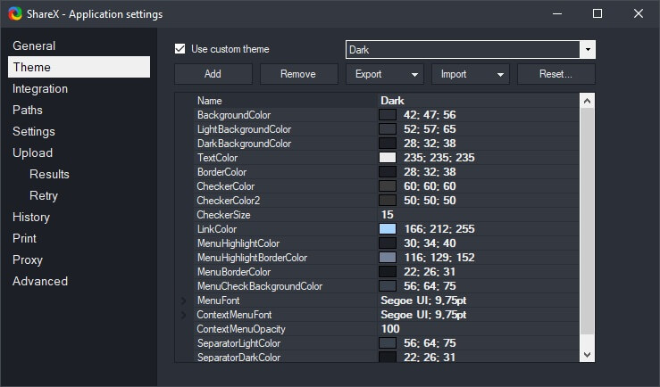 ShareX screenshot