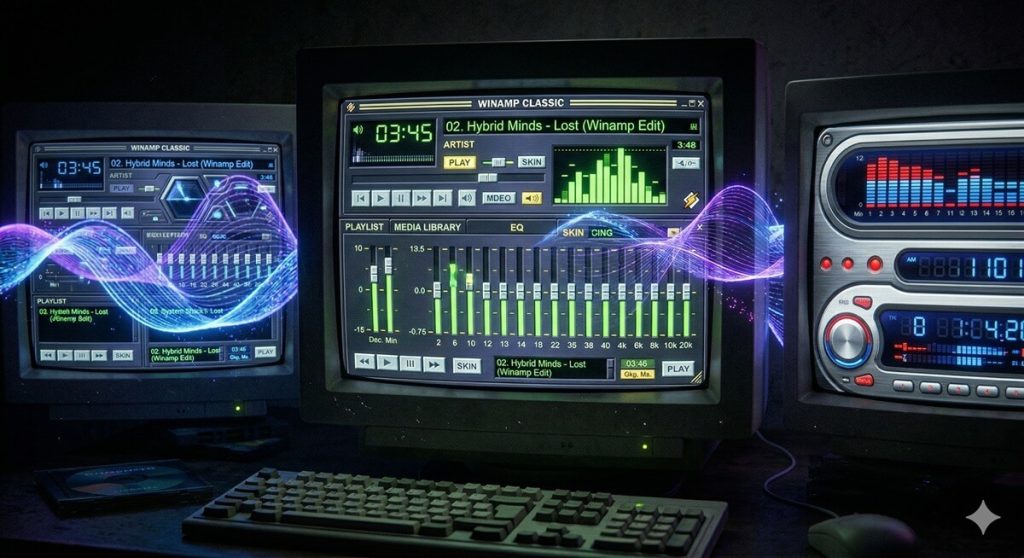 Winamp Sci Fi Car Stereo skinleri