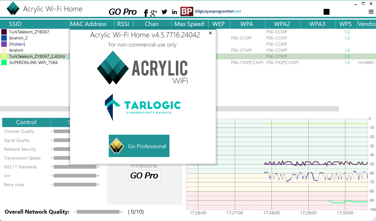 Acrylic Wi-Fi Home screenshot