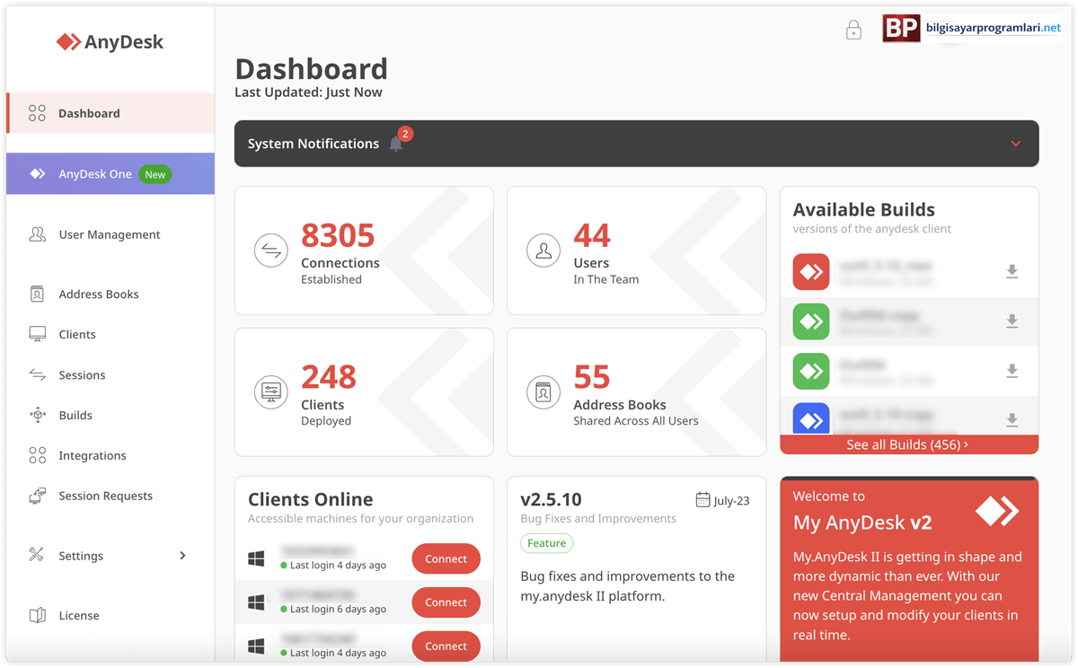 AnyDesk screenshot