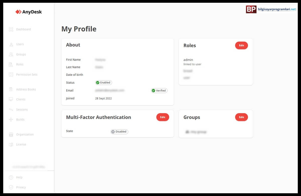 AnyDesk screenshot