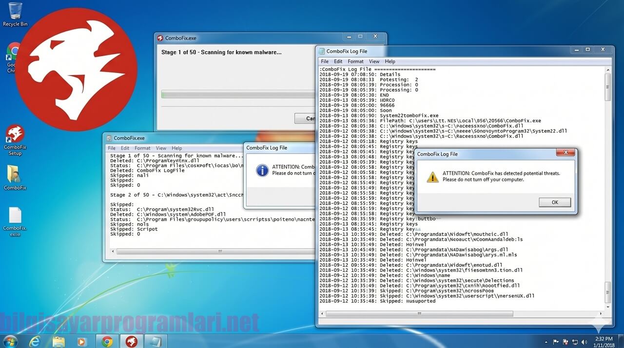 ComboFix screenshot