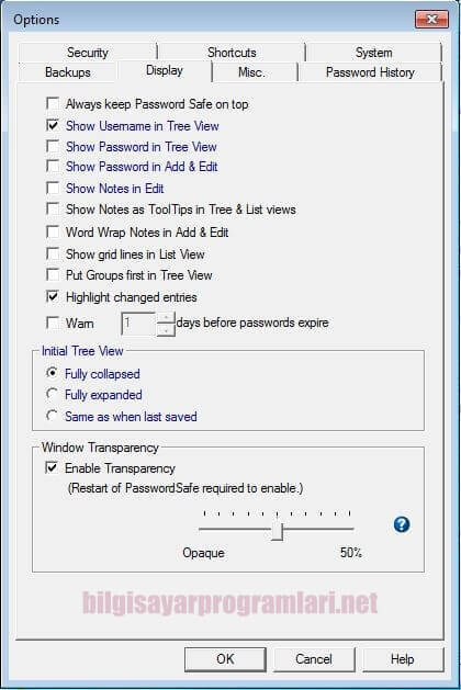 Password Safe screenshot