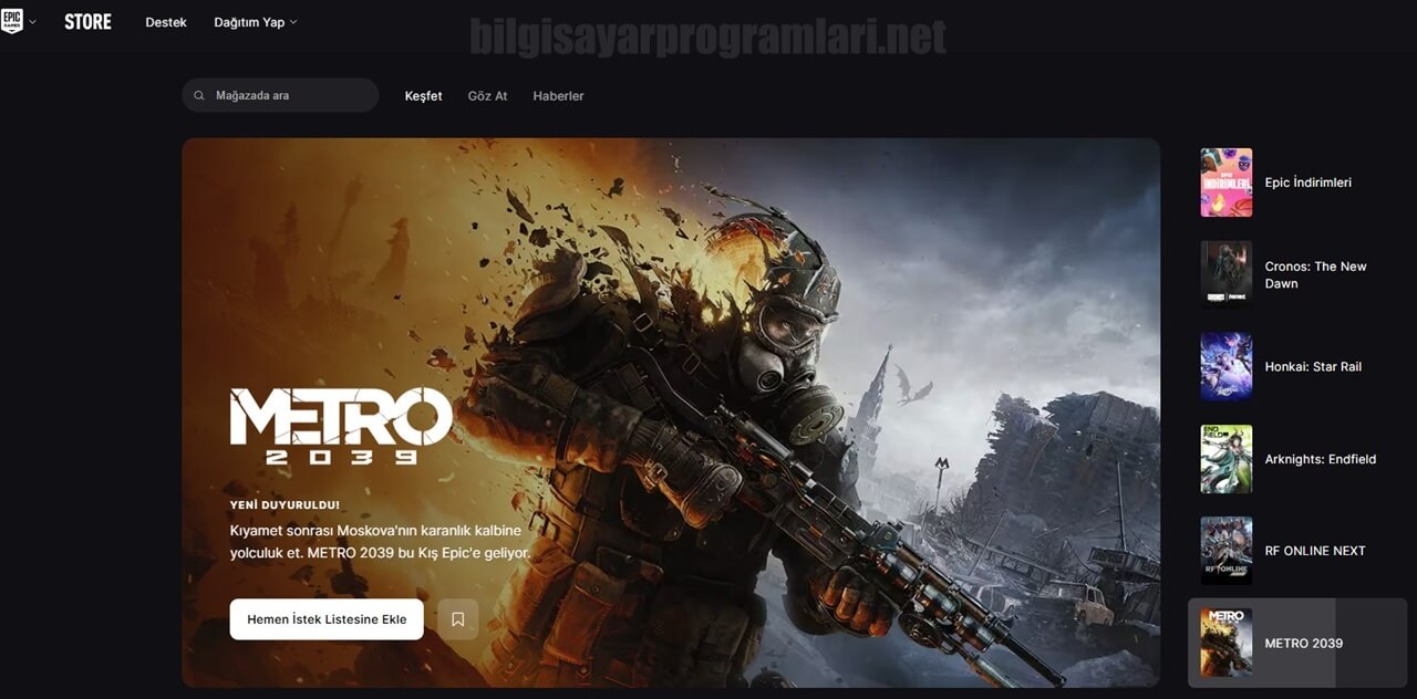 Epic Games Store screenshot