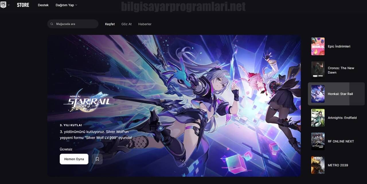 Epic Games Store screenshot