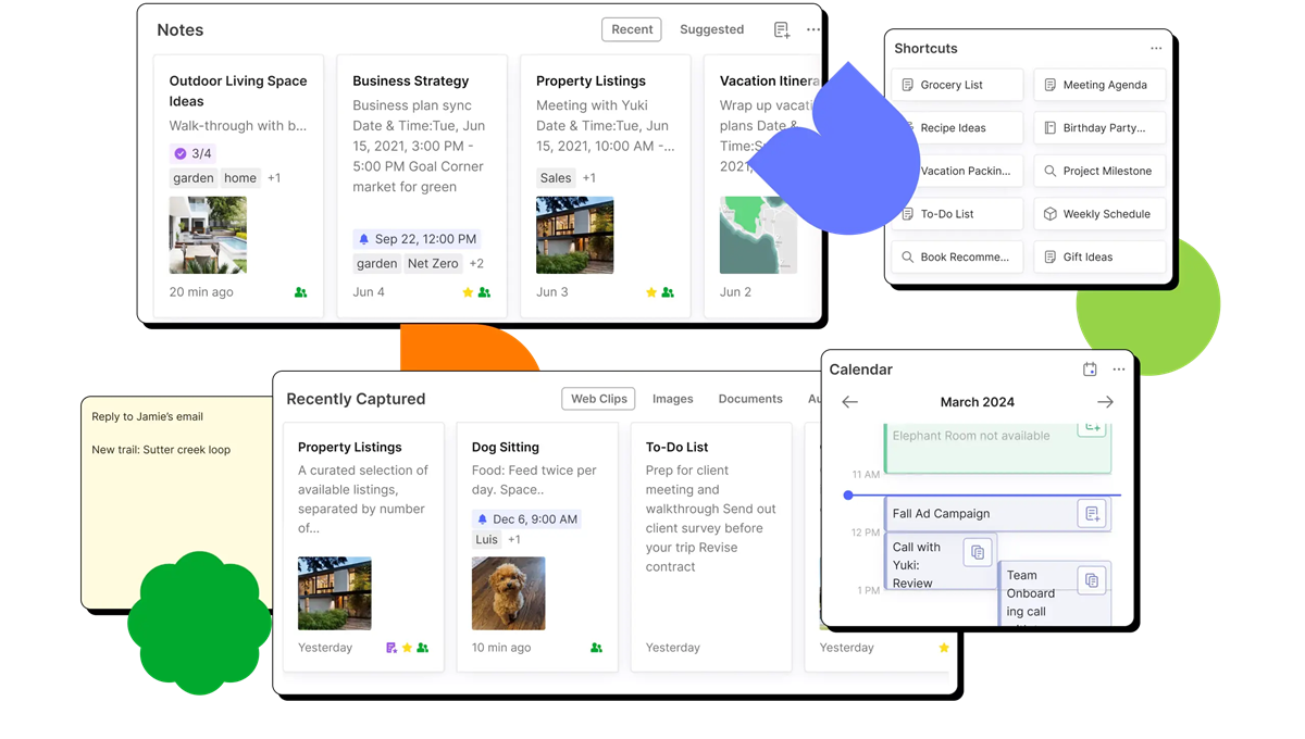 Evernote screenshot