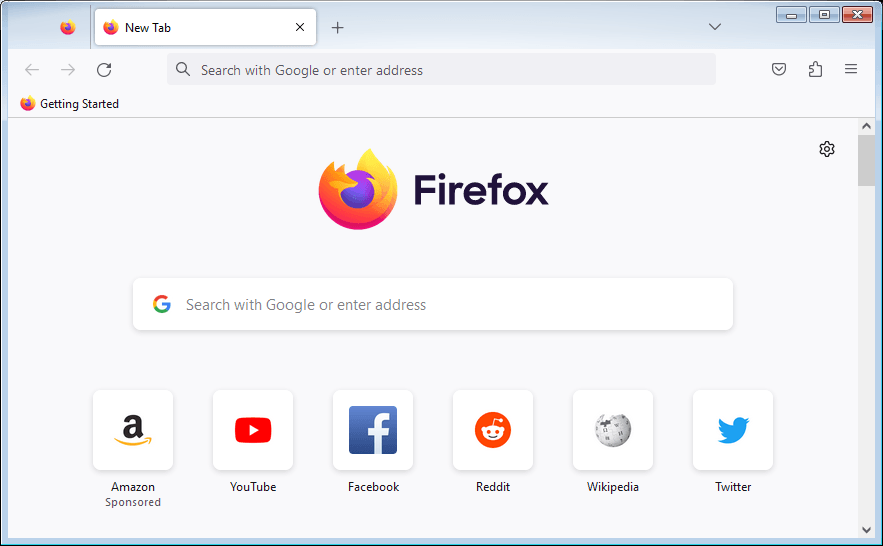 Firefox screenshot