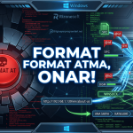 Windows ağ protokolleri ve sistem dosyaları onarım rehberi görseli - Format atmadan internet tamiri teknikleri.