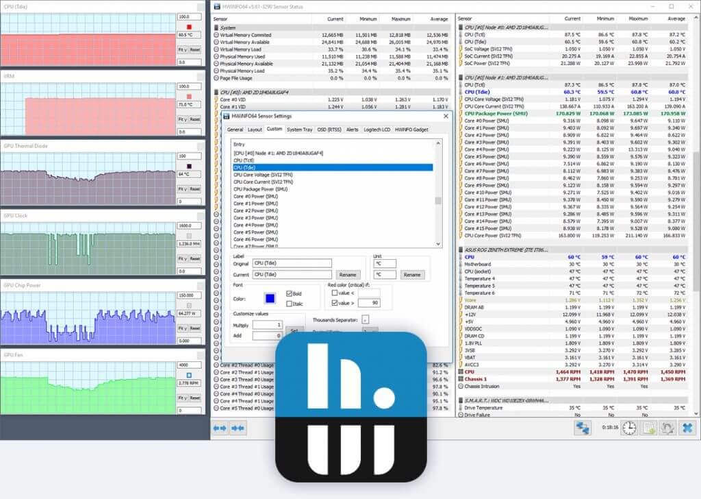HWiNFO screenshot