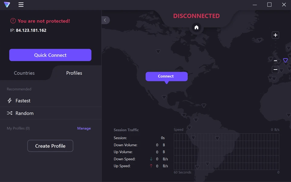 Proton VPN screenshot
