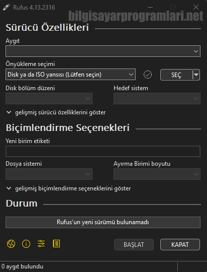 Rufus screenshot