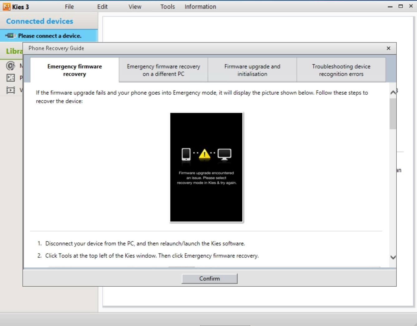 Samsung Kies 3 screenshot