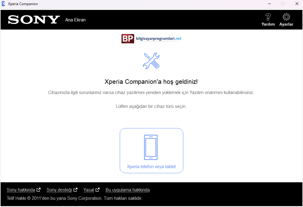 Xperia Companion screenshot
