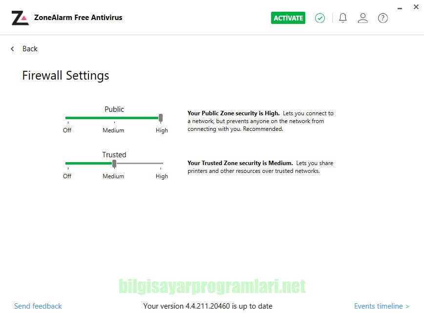 ZoneAlarm Free Antivirus screenshot