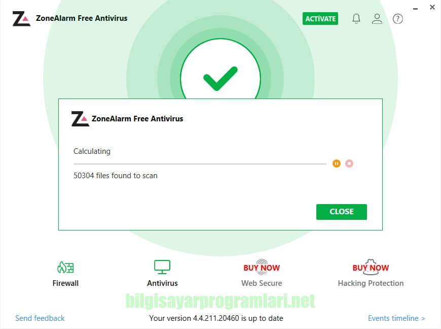 ZoneAlarm Free Antivirus screenshot