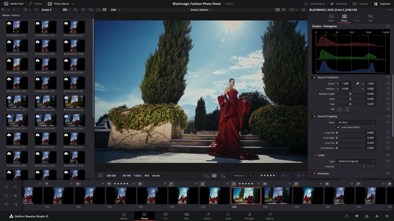 DaVinci Resolve screenshot