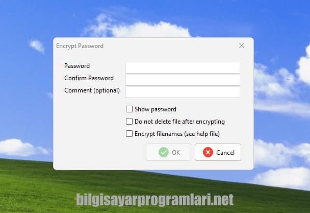 EncryptOnClick screenshot