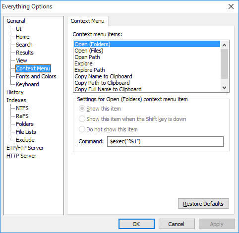 Everything (Arama Programı) screenshot