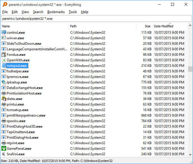 Everything (Arama Programı) screenshot