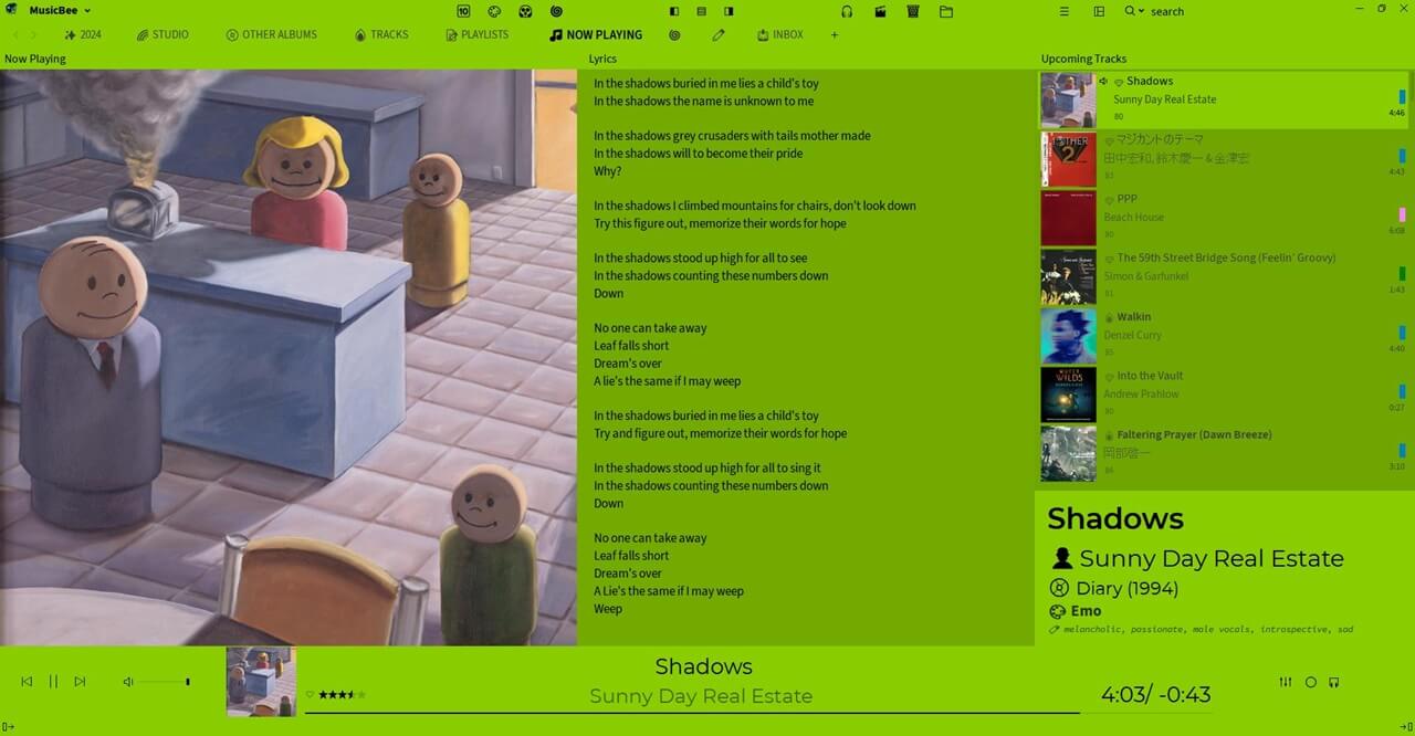 MusicBee screenshot