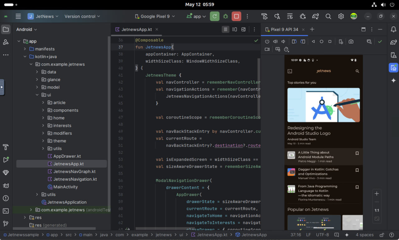 Android Studio screenshot