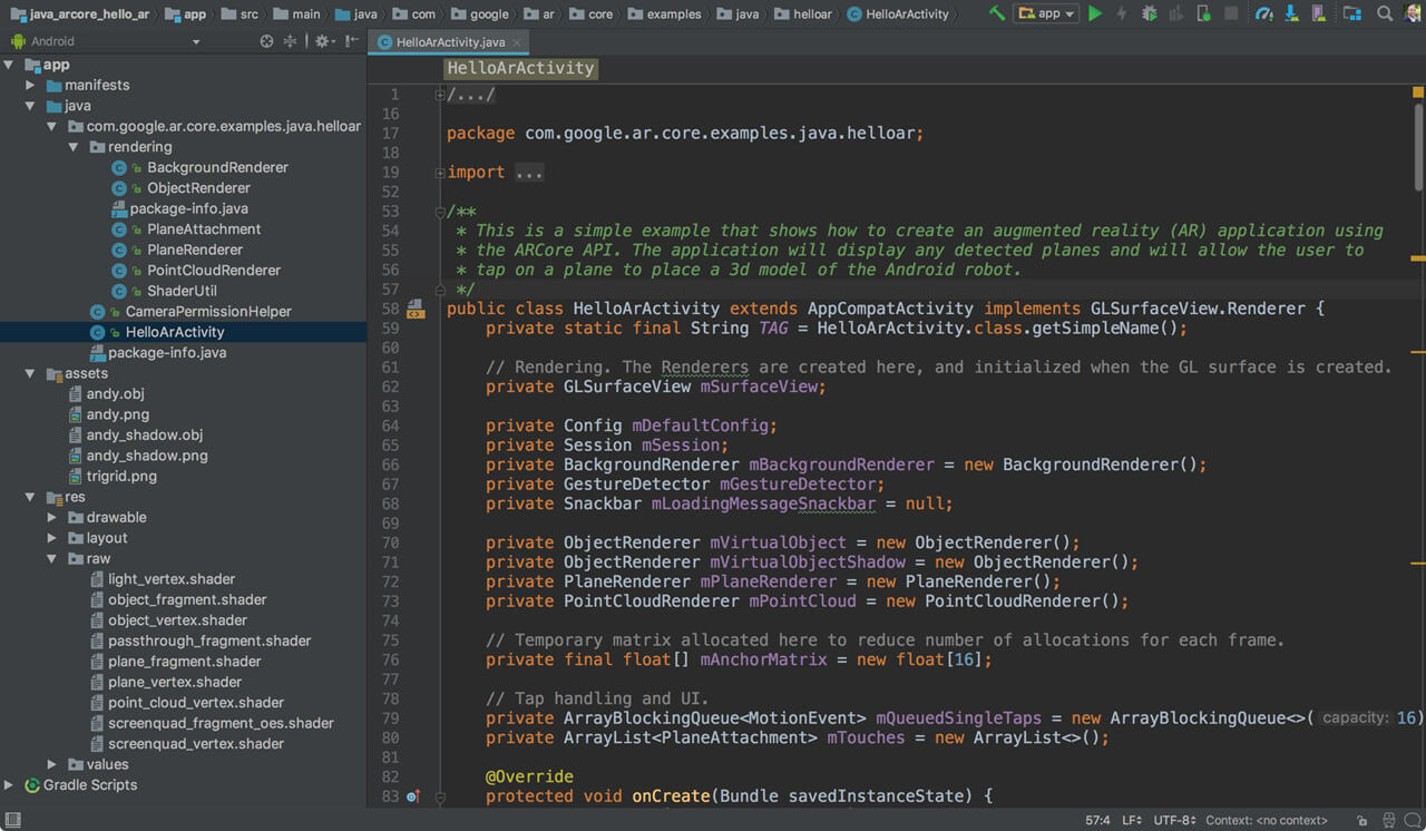 Android Studio screenshot