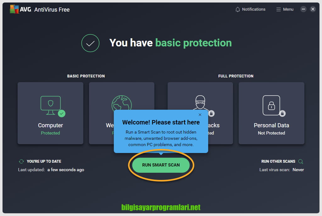 AVG Anti-Virus Free Edition screenshot