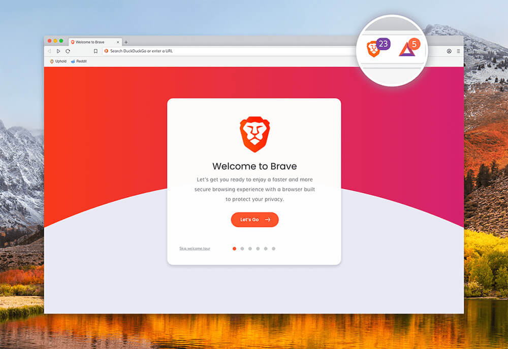 Brave Browser screenshot