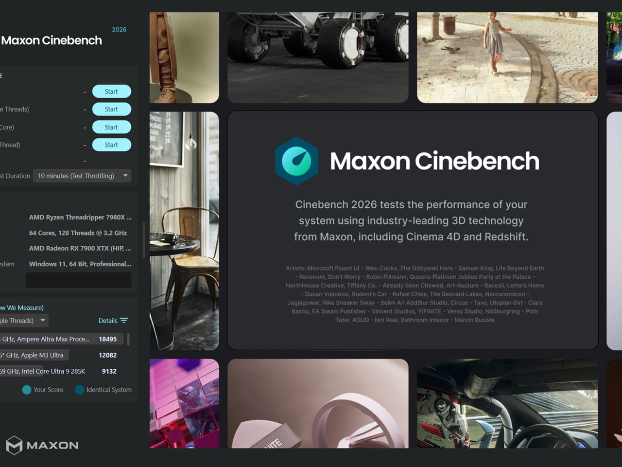 Cinebench 2026 screenshot