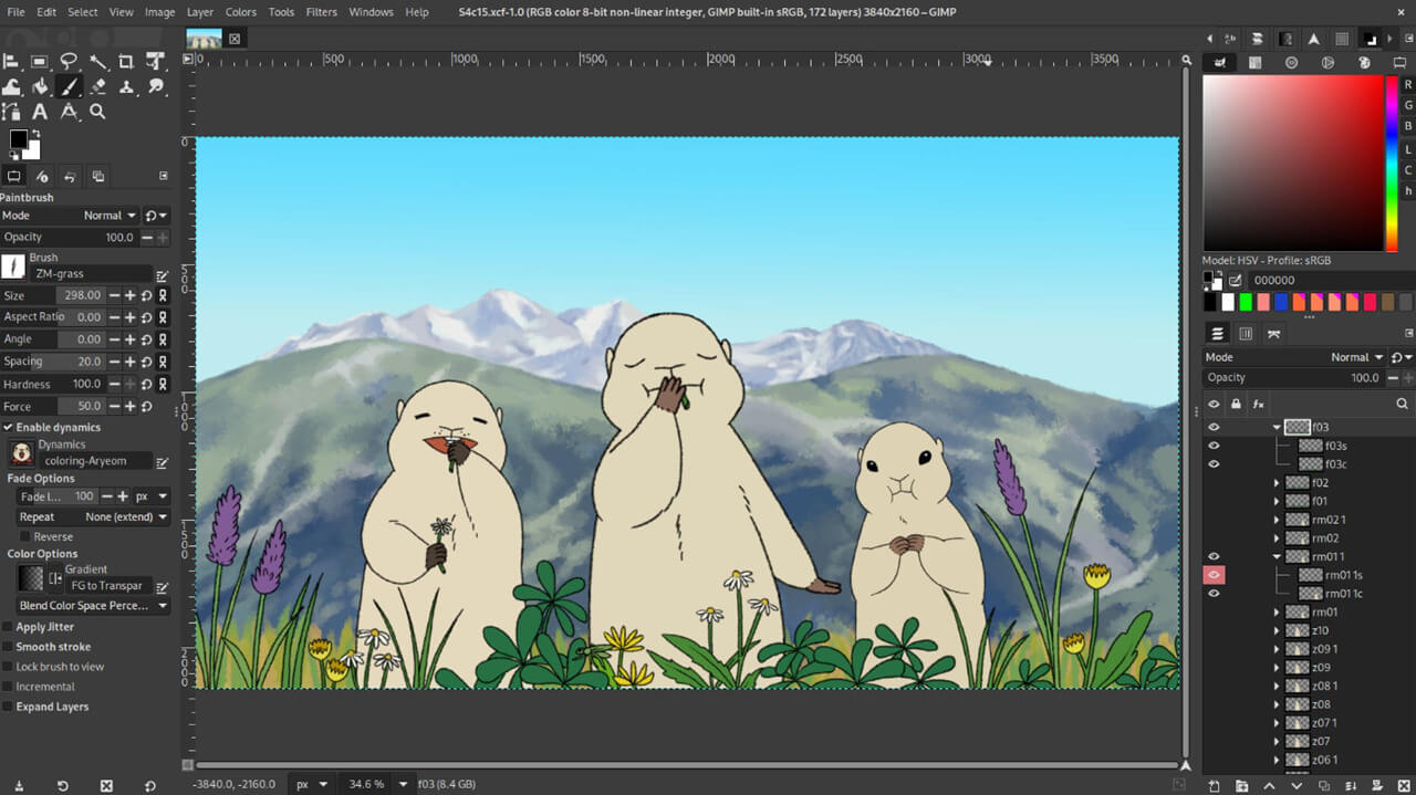 GIMP screenshot