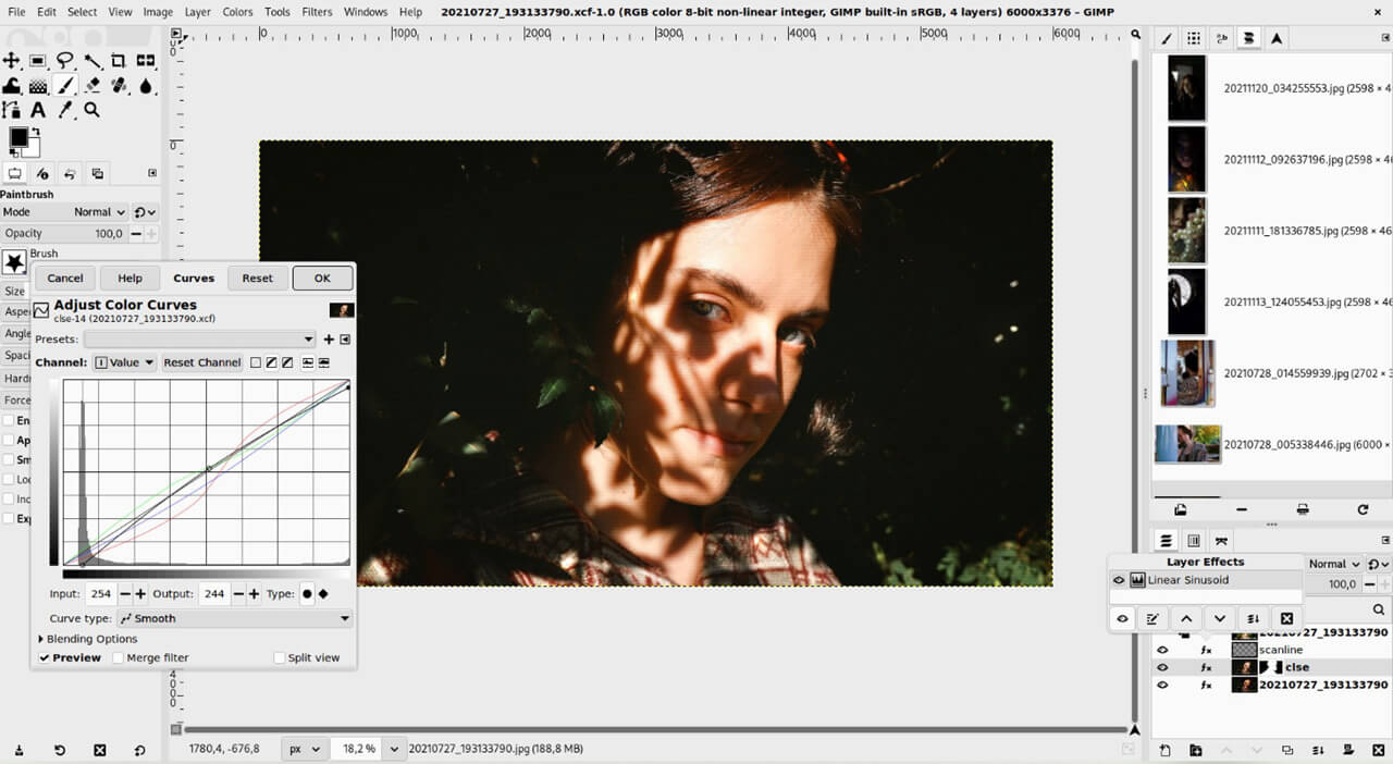 GIMP screenshot