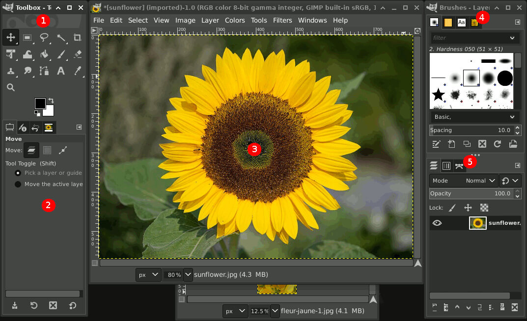 GIMP screenshot