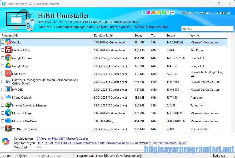 HiBit Uninstaller screenshot