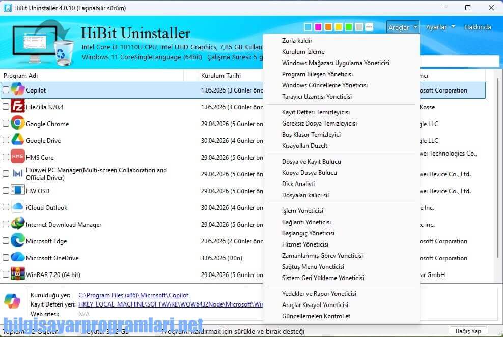 HiBit Uninstaller screenshot