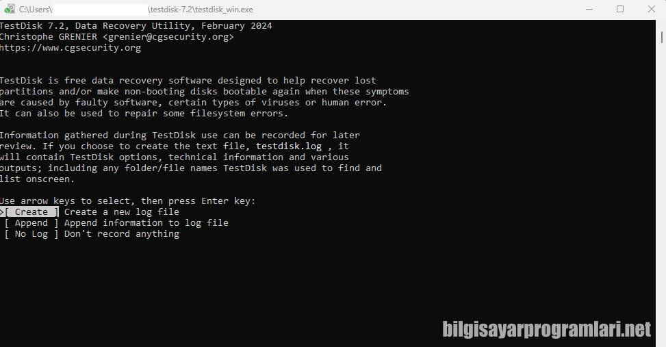 PhotoRec (TestDisk) screenshot