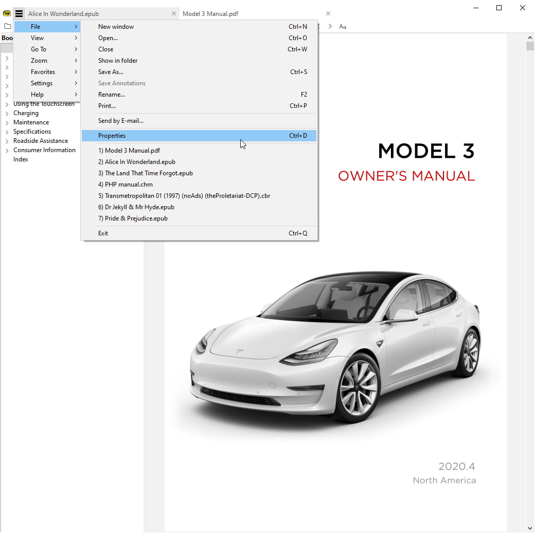 SumatraPDF screenshot