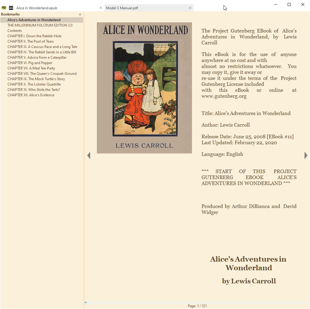 SumatraPDF screenshot