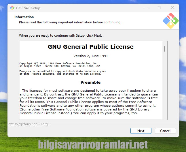 Git screenshot