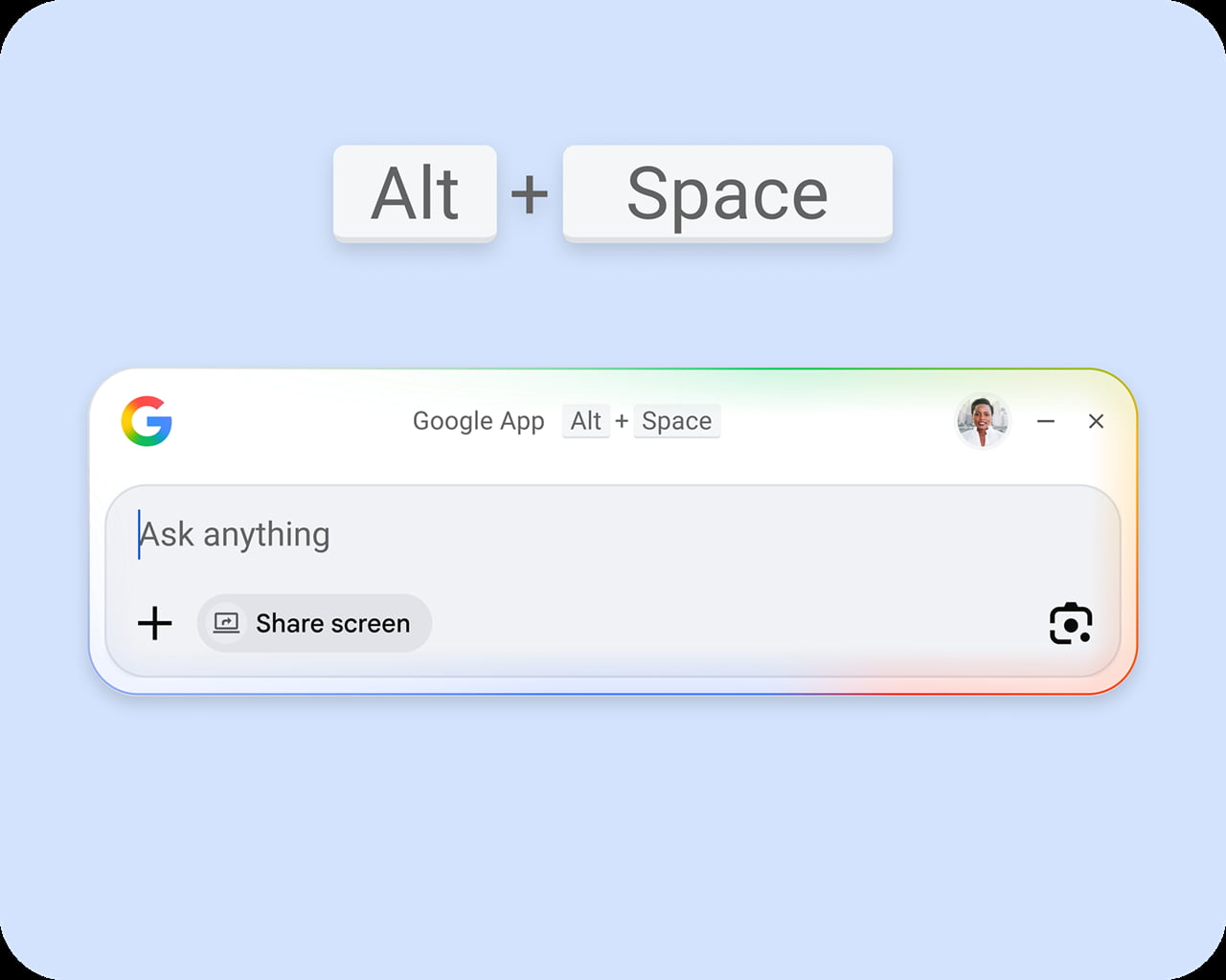 Google App for Desktop screenshot