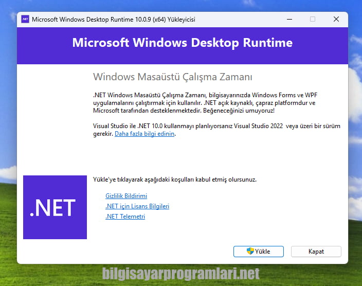 .NET Desktop Runtime 10 screenshot