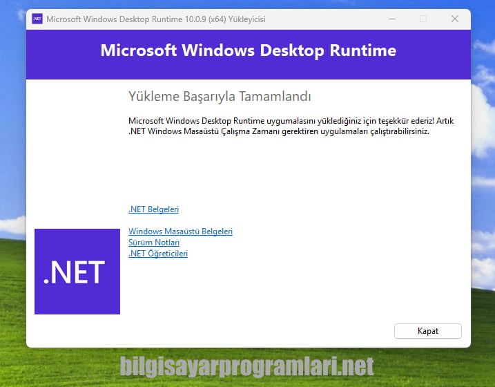 .NET Desktop Runtime 10 screenshot