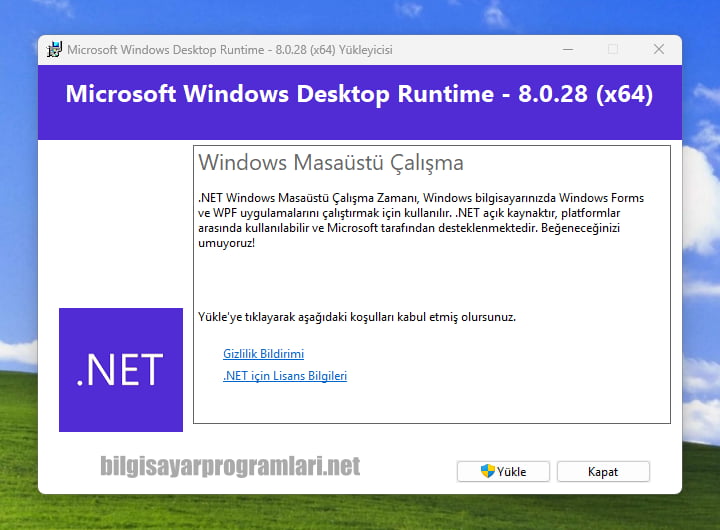 .NET Desktop Runtime 8 screenshot
