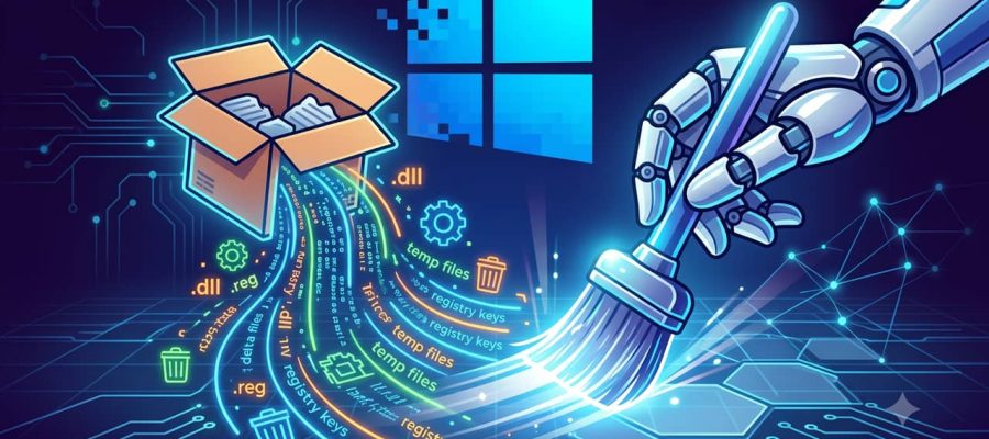 "Program kalıntıları nasıl silinir" ile ilgili blog yazısının kapak resmidir.