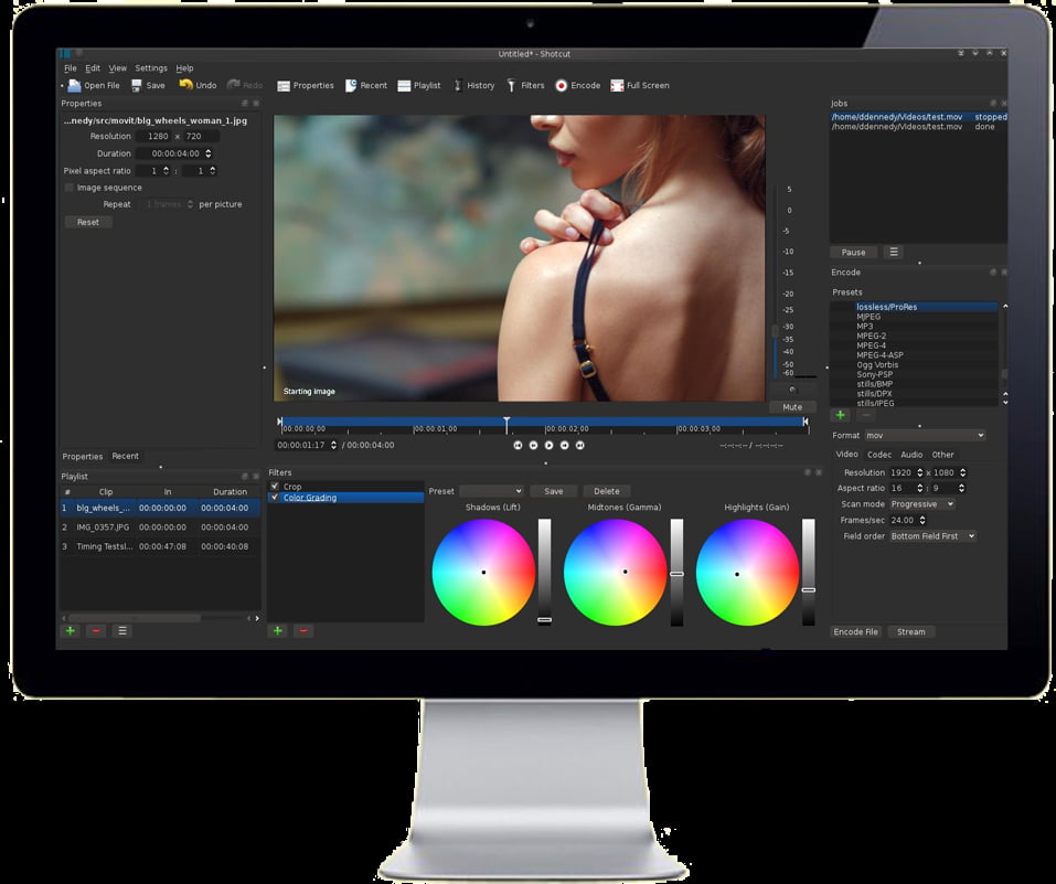 Shotcut screenshot