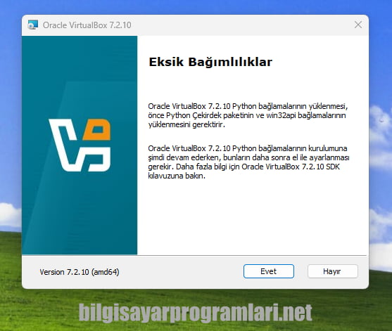VirtualBox screenshot