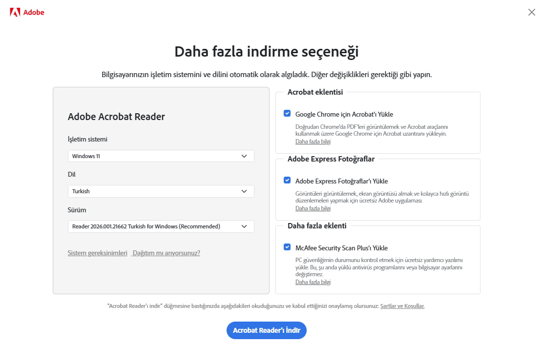 Adobe Acrobat Reader DC screenshot